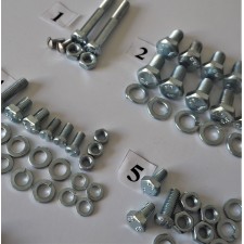 SPOJOVACÍ MATERIÁL MOTOCYKLU (BEZ MOTORU) - JAWA 350/354 - ZINKOVANÉ